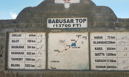 How Babusar Top closure &lsquo;freezes&rsquo; Gilgit Baltistan&rsquo;s tourism
