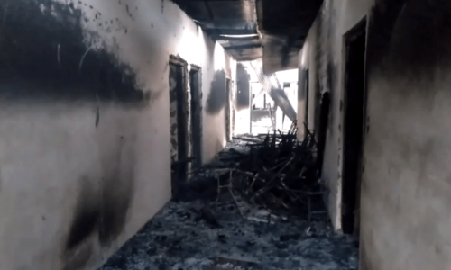 Girls school torched in GB&rsquo;s Diamer, unidentified people named in FIR