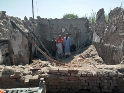 Enough politics, here&rsquo;s an update on flood-hit villages near Larkana
