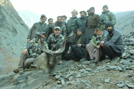 Season&rsquo;s first victim Markhor hunted by American for Rs23.5m