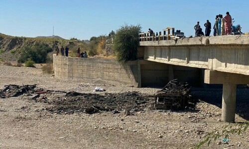 Bus plunges off the bridge in Lasbela, kills at least 41