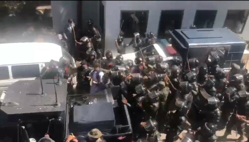 Glimpses of former prime minister Imran Khan&rsquo;s arrest