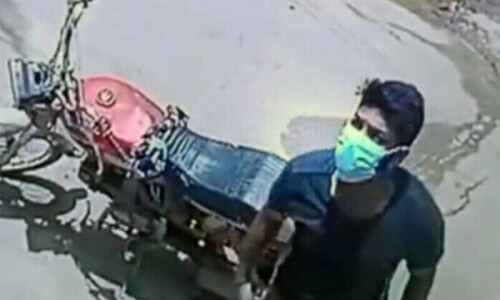 Police find bike used in Gulistan-e-Johar assault attempt