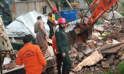 Heavy rain: Wall collapse at under-construction underpass kills 11 in Islamabad