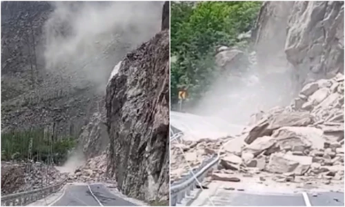 Four of a family die as landslide destroys vehicle in Skardu