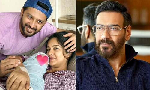 Ajay Devgn becomes paternal and maternal grandfather at the same time