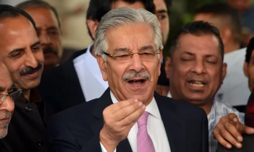 Khawaja Asif again in spotlight for his cryptic tweet
