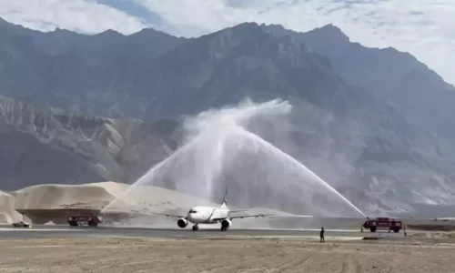 PIA presents Skardu to world with first international flight