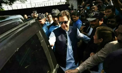 PTI chief Imran Khan&rsquo;s bail plea rejected in three cases