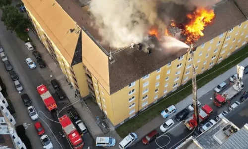 Five injured in residential building explosion in Sweden