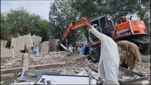 Twin explosions in Hangu mosque during Friday prayers leaves five dead