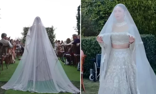Why celebrity weddings are losing colours and what does it signify