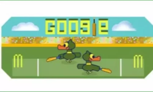 Google celebrates beginning of ICC cricket World cup 2023