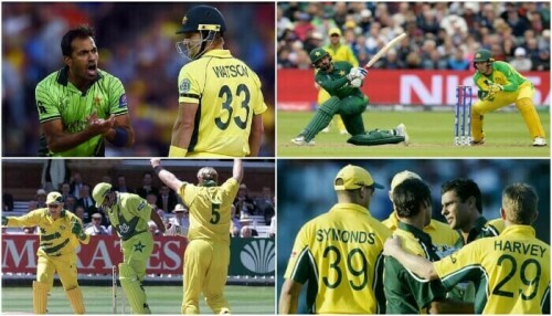 Cricket World Cup: Australia v Pakistan record so far