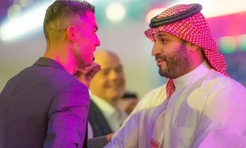 Cristiano Ronaldo rejoices meeting Saudi crown prince