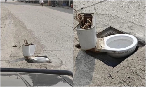 Islamabad&rsquo;s public toilet became a little too public