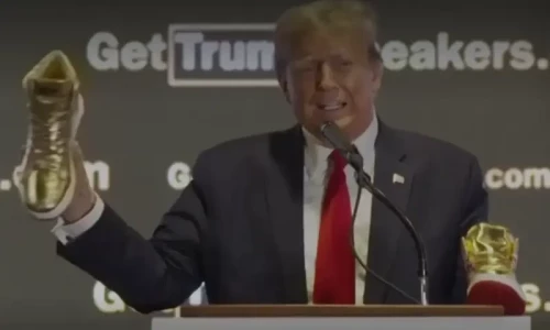 Donald Trump launches shoes brand after court slaps him with $355m fine