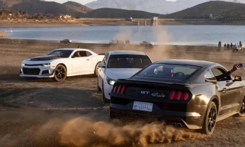 Drifting with purpose: sports car enthusiasts rally in Afghanistan