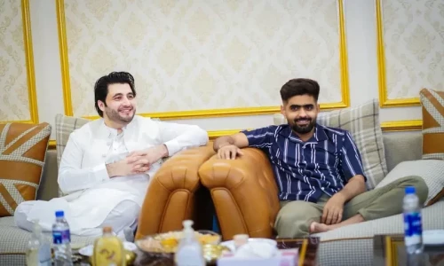 Zalmi owner Javed Afridi gifts brand new MG Essence to Babar Azam