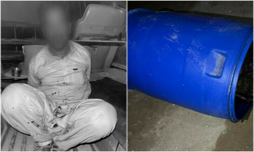 Karachi man caught while allegedly disposing of wife&rsquo;s body