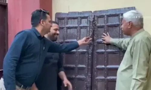 A door, left behind at partition, makes its way to Lahore