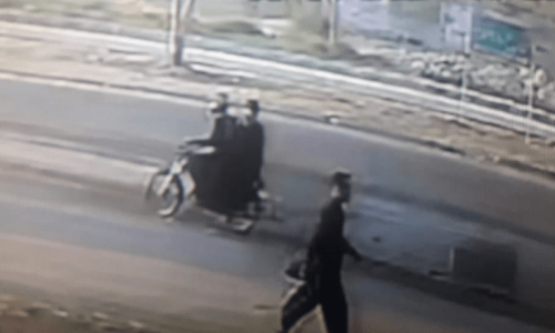 CCTV footage of Karachi bombing shows attacker seconds before attack