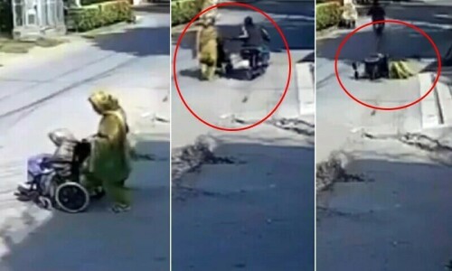Fact check: Is the video of a wheelchair-bound woman being robbed from Karachi?