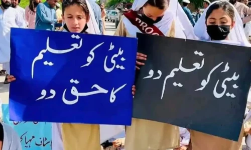 &lsquo;We want education&rsquo;: North Wazirsitan girls visit school after terrorist attack