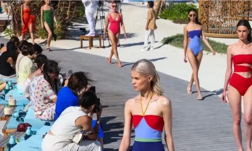 Saudi stages &lsquo;historic&rsquo; first swimwear fashion show