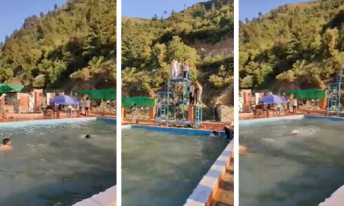 KP man dies after diving into shallow pool