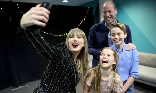 Prince William, his two children had fan moment with Taylor Swift
