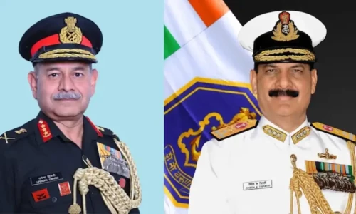Classmates to head Indian army and navy in rare coincidence