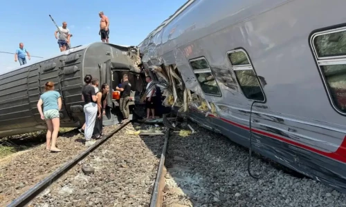 Russian train smashes into truck, injuring 52