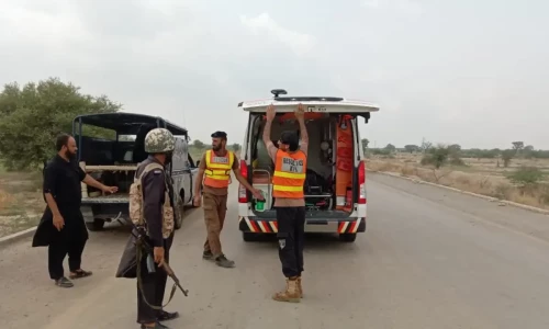Judges&rsquo; vehicle targeted by terrorists, two policemen killed