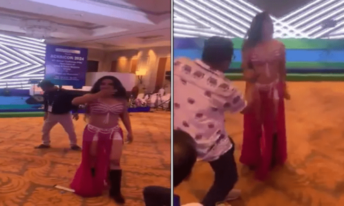 Viral video of dance at doctors&rsquo; conference sparks outrage on social media