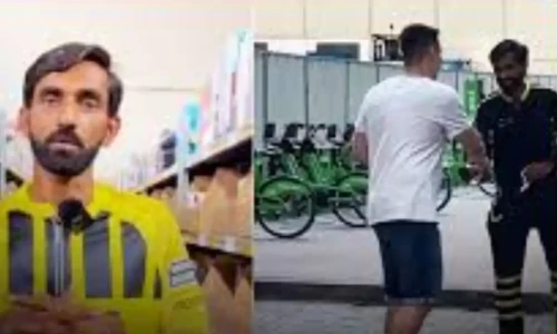 Pakistani delivery rider returns 15,000 AED to customer after payment error