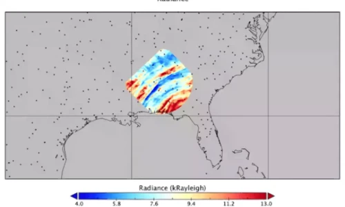 ISS detects atmospheric ripples 55 miles above Earth following Hurricane Helene
