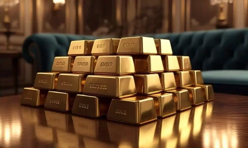 Gold gains on easing US dollar; Trump tariff moves eyed