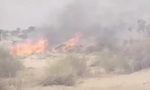 Police set fire to homes after attack on MPA Jam Mahtab Dahar