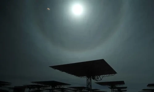 Moonlight solar panels enables electricity generation at night