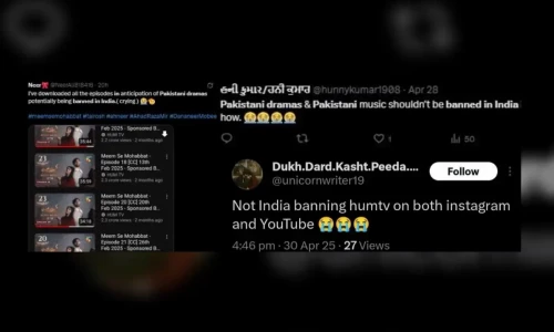 Indian fans react as Pakistani dramas face ban following Pahalgam attack