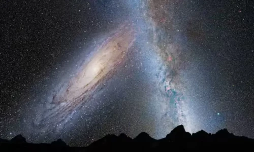 Study sees lower chances of Milky Way crashing into Andromeda galaxy