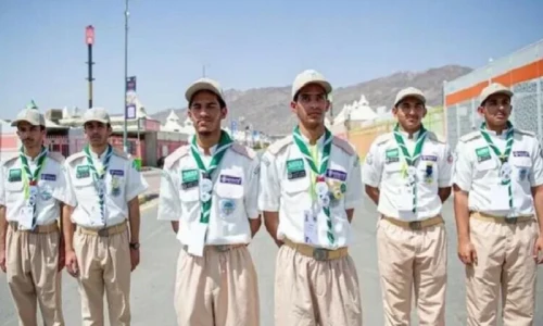 Saudi Arabia&rsquo;s twin scouts dedicate themselves to serving pilgrims during Hajj 2025