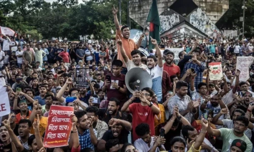 Bangladeshis cling to protest dreams a year after revolution