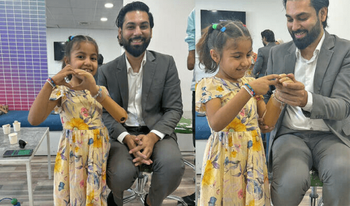 Pakistani company fits war-affected Gazan girl with prosthetic arm