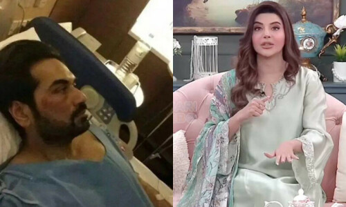 ہمایوں سعید شدید زخمی، ندا یاسر نے تفصیلات بتا دیں
