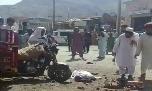 Three killed, 14 injured in blast near police vehicle in Wana