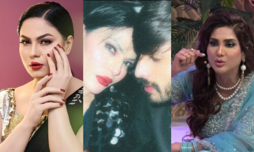 فضا علی نے وینا ملک کو ٹی وی شو میں آڑے ہاتھوں لے لیا، ویڈیو وائرل ہوگئی