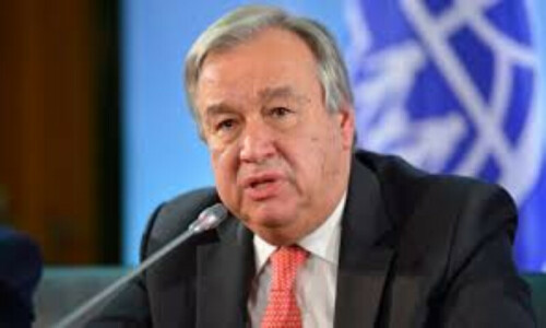 UN chief expresses &lsquo;deep sorrow&rsquo; over flood-related deaths in KP