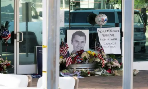 Charlie Kirk murder: US authorities find rifle, release photos in hunt for killer